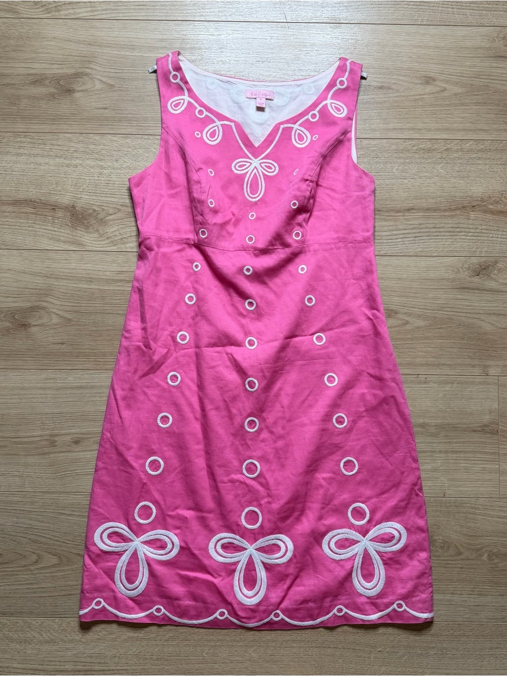 Lilly Pulitzer Dolly Barbie Embroidered Dress Size 6
